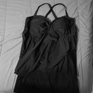 Torrid Black Tankini